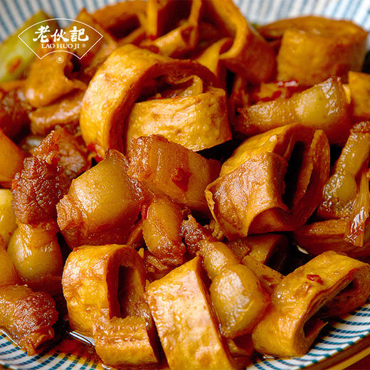 老伙记【开江豆笋350g袋装】手工豆制品豆棒豆筋豆干豆杆 开江黄豆笋 开江黑豆笋 可选【非物质文化遗产】四川名特产非腐竹 无添加 可炒 可炖 多规格可选 商品图9