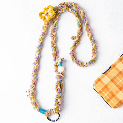 怡禾好事花开编织手机绳，手工编织，马年限定，短款/长款手机绳 商品图3