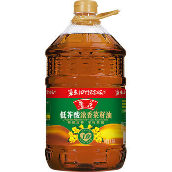 鲁花【保真菜籽油】低芥酸浓香菜籽油6.18L物理压榨 /粮油调味 /食用油 /菜籽油 商品图3