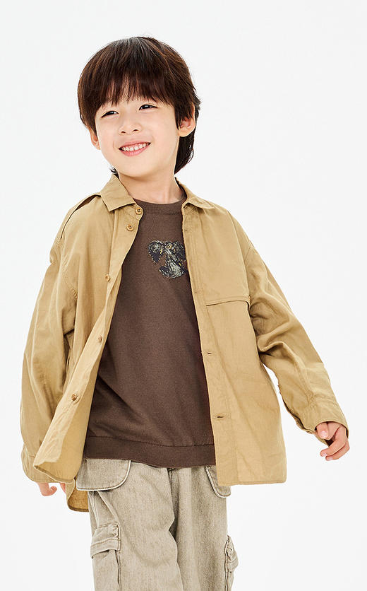 jnby   26年春款   长袖套头针织衫  1Q2313520 商品图7