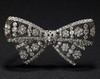 独角鹿西洋古董20世纪初法国出品美好时代风格18K白金镶嵌钻石蝴蝶结造型胸针 商品缩略图1