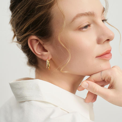 ARSIS｜自由搭配系列 循光双层耳圈 商品图6