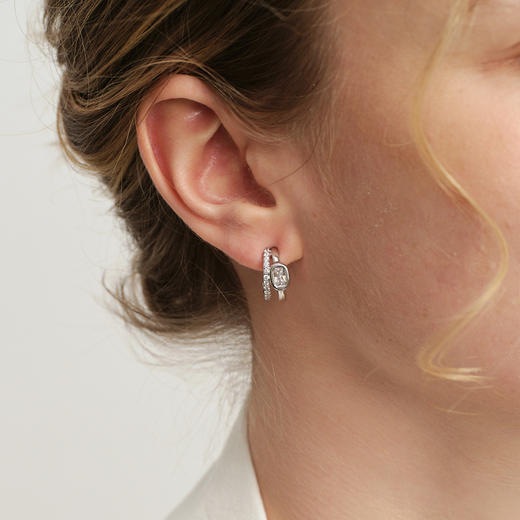 ARSIS｜自由搭配系列 循光方糖耳钉 商品图3