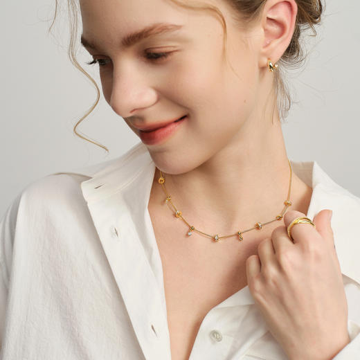 ARSIS｜自由搭配系列 循光满天星锁骨链 商品图6