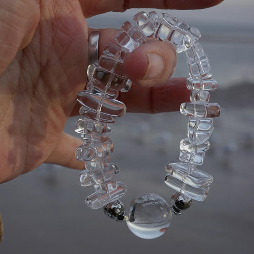 「初之光」白水晶手串 | 适合腕围15-15.5cm 双A级白水晶手链 to me 天然石饰品 商品图4