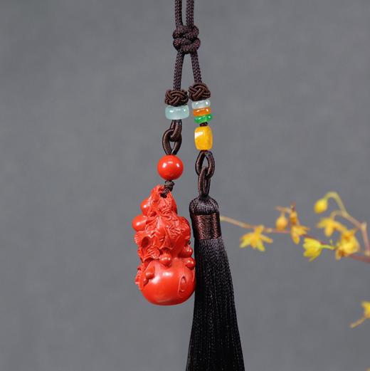 朱砂葫芦挂饰 商品图0