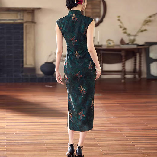 裁缝学苑AH123古法复古改良全开襟旗袍纸样女装无袖立领修身样板 商品图2