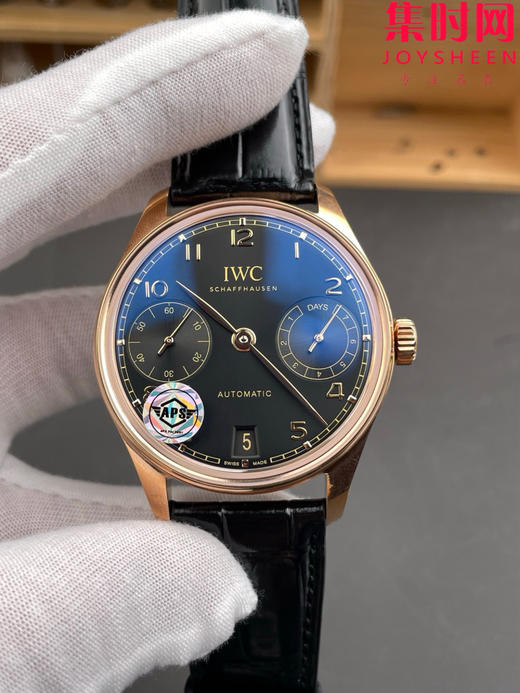 新品万国APS葡萄牙七日链系列 APS新款葡七 玫瑰金 男士腕表 商品图2