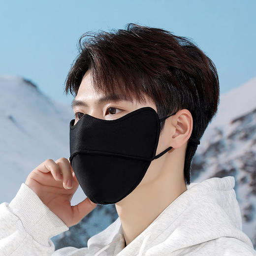 【买1送1 不打烊 春节正常发货】 男女秋冬季保暖防风防寒户外骑行面罩透气加绒加厚口罩 商品图2