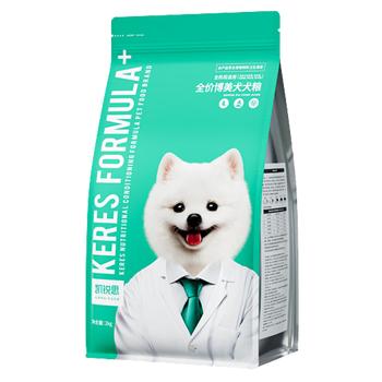 凯锐思博美狗粮 幼犬成犬小型犬4斤专用粮棕色白色白毛 2kg 商品图0