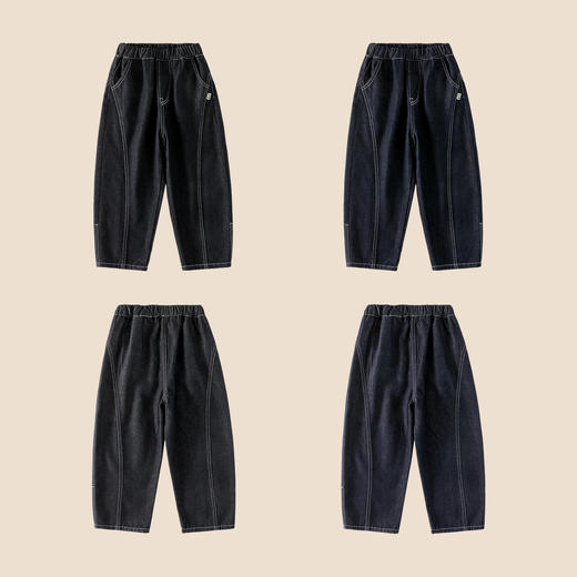 棉花堂潮酷耐磨软牛仔童装裤 -FD61106 商品图4