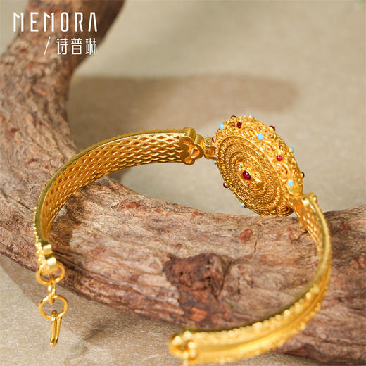 【新品首发】灵转八宝（豪华版）黄金足金手链【按克计价黄金2】成熟女性MEMORA诗普琳GB319901 商品图4