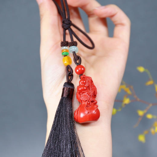 朱砂葫芦挂饰 商品图5