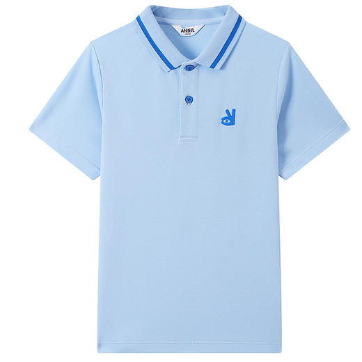 男童翻领短袖针织衫夏季新款安奈儿童装EB621697 商品图6