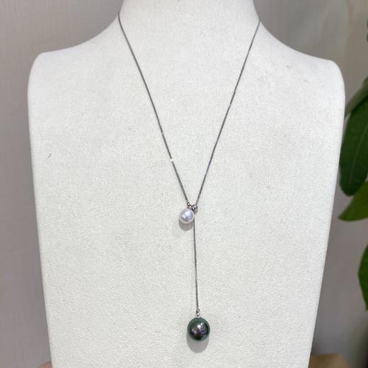 双珠珍珠项链 商品图2