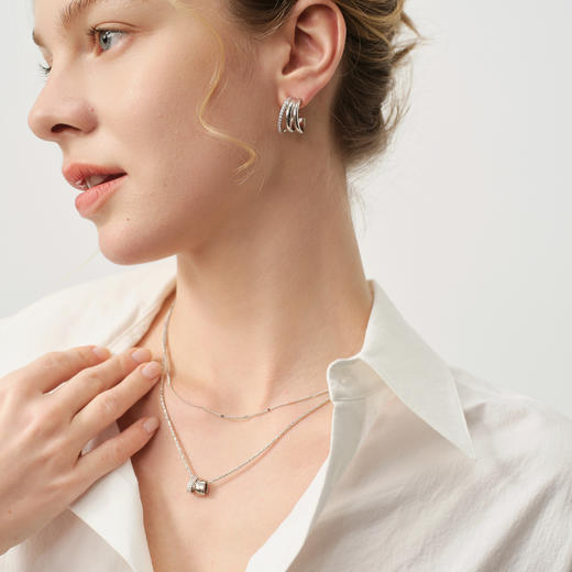 ARSIS｜自由搭配系列 循光双环叠链 商品图2