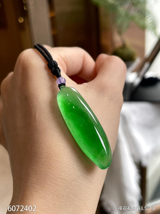 玻璃种阳艳绿福瓜素件【6072402】具体价格微信咨询 商品图5