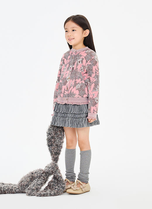 jnby  26年春款  短款开襟针织衫 1Q2311500 商品图5