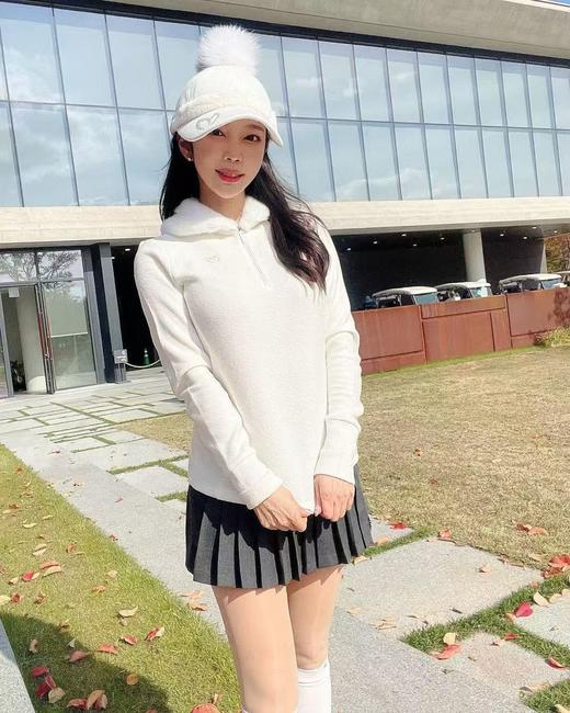 M家兔耳朵早春女士毛领薄绒长袖拉链衫来了！W121015-50 商品图0