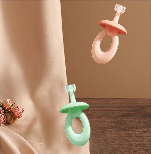 喜贝迪多硅胶三面牙刷（粉、绿） 商品图0