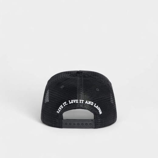 DSQUARED2 中性徽标贴片刺绣棉质棒球帽 黑色 BCM0987 05C02694 2124 商品图1