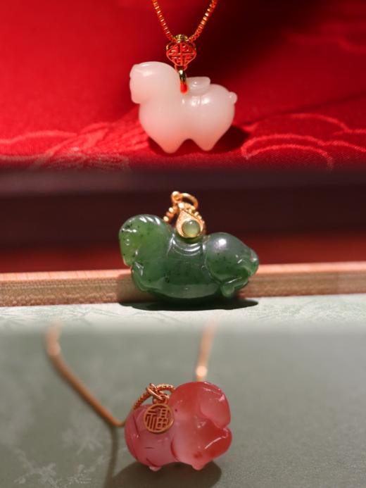【春节不停运】亦非晚·马上有福系列珠宝， 小马送福，平安守护，尽显东方优雅！玉石/南红，项链手链【G】（马上如意 预售3.6号发货） 商品图5