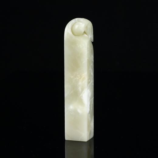 孤品17820昌化石冻石桃钮方章吉祥吉长寿2.0*2.0*10.2cm 商品图2