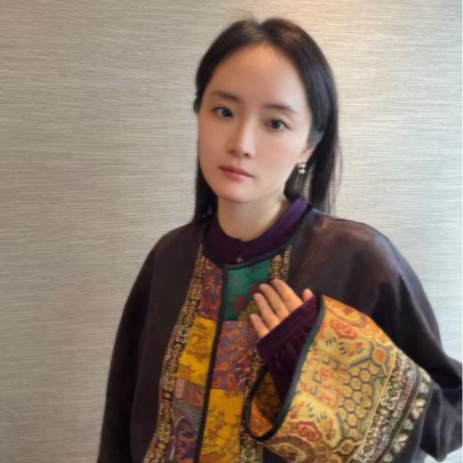 【咕咕同款】NANSONGSILK/NS新中式【金玉堂】香云纱圆领高级新中式宽松刺绣长袖外套M1D539735X南宋 商品图2