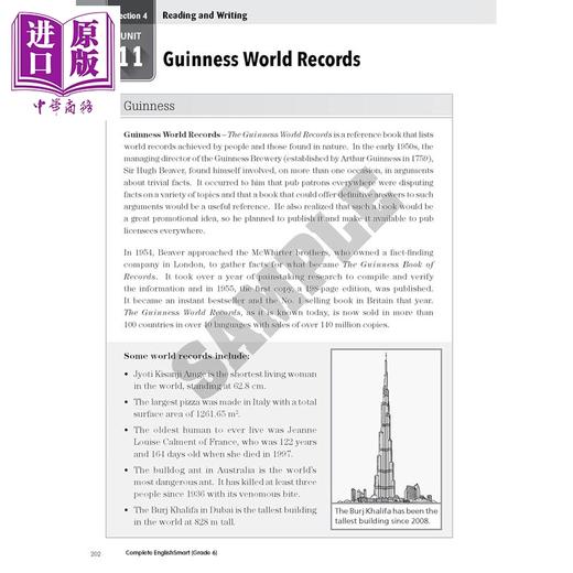 【中商原版】加拿大课程英语练习册 聪明英语 六年级 Complete EnglishSmart Grade 6 Canadian Curriculum English Workbook 商品图4