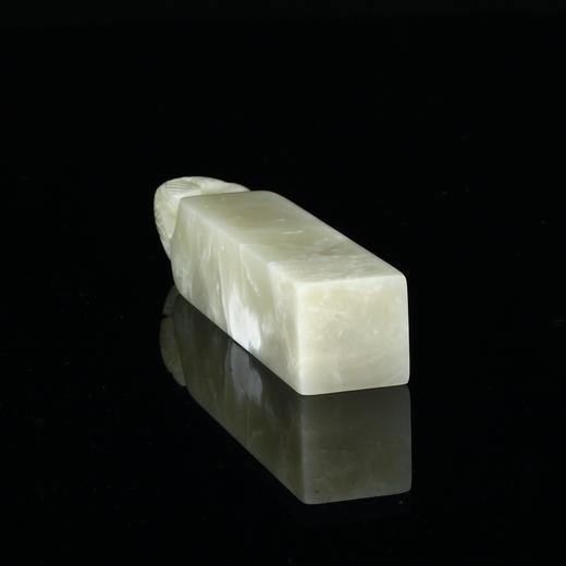 孤品17820昌化石冻石桃钮方章吉祥吉长寿2.0*2.0*10.2cm 商品图4