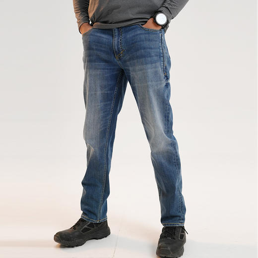 鹰爪磐石战术牛仔裤弹力四季款考杜拉牛仔裤 商品图2