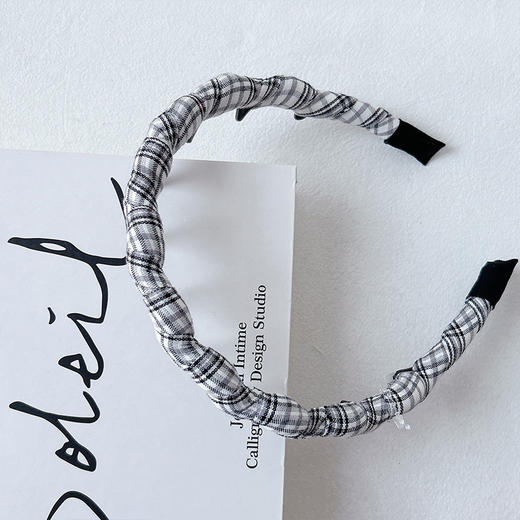 ZY学院格简约百搭绕齿GZXY发箍-纪念日百货门店同款169452299 商品图3