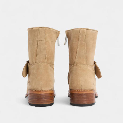 DSQUARED2 男士带扣式绑带suede皮 Harley 中靴 棕色 ABM0167 01503520 5076 商品图2