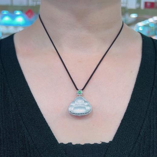 佛公翡翠吊坠 商品图1