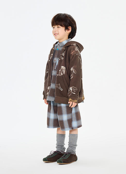 jnby  26年春款  连帽开襟卫衣 1Q2410480 商品图8