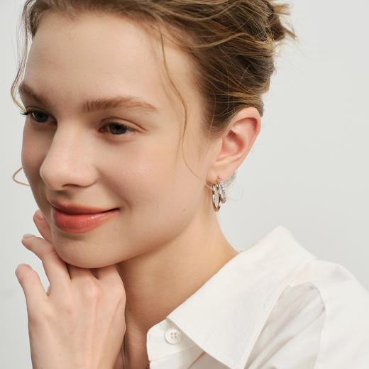 ARSIS｜自由搭配系列 循光双层耳圈 商品图4