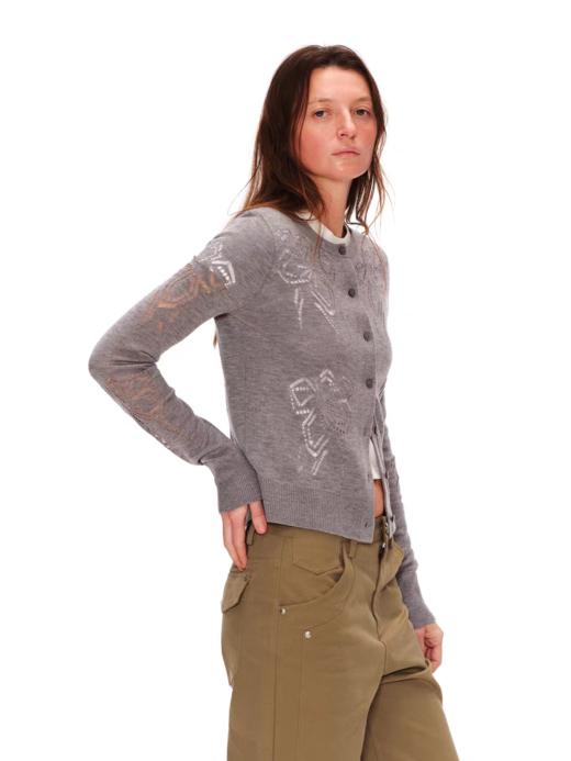 出逃赤岗西/C26SSM100/羊毛抗起球正肩圆领针织衫 商品图2