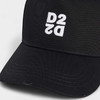 DSQUARED2 中性字母徽标刺绣棉质棒球帽 黑色 BCM0964 05C00001 2124 商品缩略图4