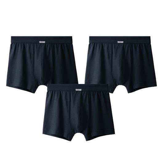 【超值纯棉3条装】SCHIESSER舒雅内裤男士纯棉全棉透气简约宽松版大码四角短裤3条装平角裤35/5653T 商品图7