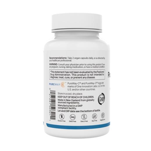 UGN高吸收脂化维生素C1000胶囊（120粒/瓶）专利PureWay-C®，高生物利用度VC 商品图2