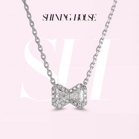 Forever·永恒之环系列 [ShiningHouse培育] 18k金钻石项链 专利特切钻石星运钻人工真钻人造钻石K金项链时尚钻石项链【此商品不支持7天无理由退货退款】预计3日发货