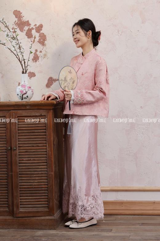 【门店同款】ENJOY春季“画中行”海棠春醉蕾丝半裙 169649737 商品图0