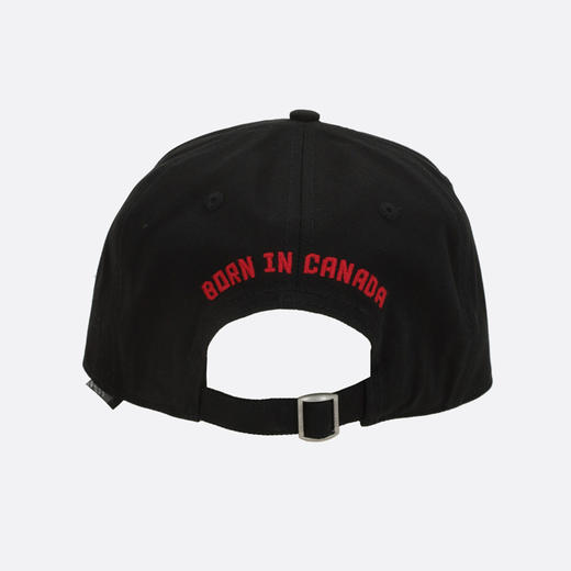 DSQUARED2 中性徽标贴片刺绣棉质棒球帽 黑色 BCM0985 05C00001 2124 商品图2