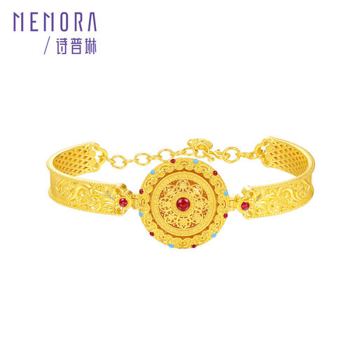 【新品首发】灵转八宝（豪华版）黄金足金手链【按克计价黄金2】成熟女性MEMORA诗普琳GB319901 商品图7