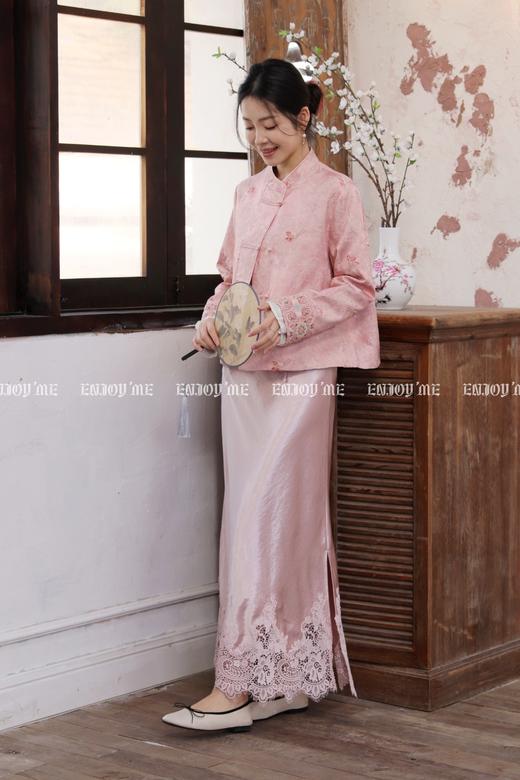 【门店同款】ENJOY春季“画中行”海棠春醉蕾丝半裙 169649737 商品图1