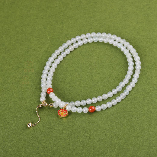 【如我心意】足金如意翡翠珠项链  ZX2601169 商品图4