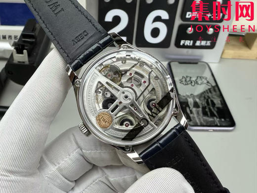 新品万国APS葡萄牙七日链系列 APS新款葡七 白盘蓝针 男士腕表 商品图4