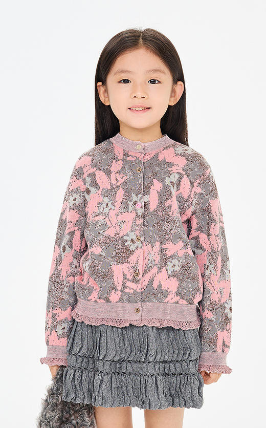 jnby  26年春款  短款开襟针织衫 1Q2311500 商品图3