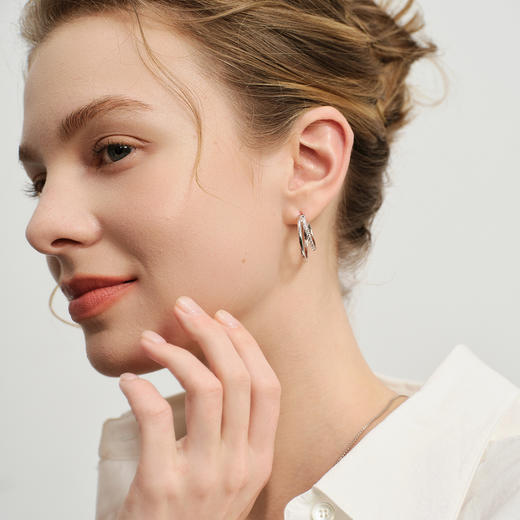 ARSIS｜自由搭配系列 循光双层耳圈 商品图2