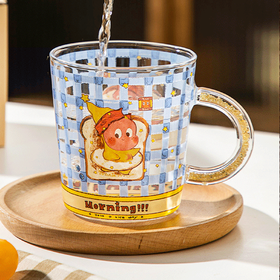 STAR-吐司星星人玻璃钻把杯bj